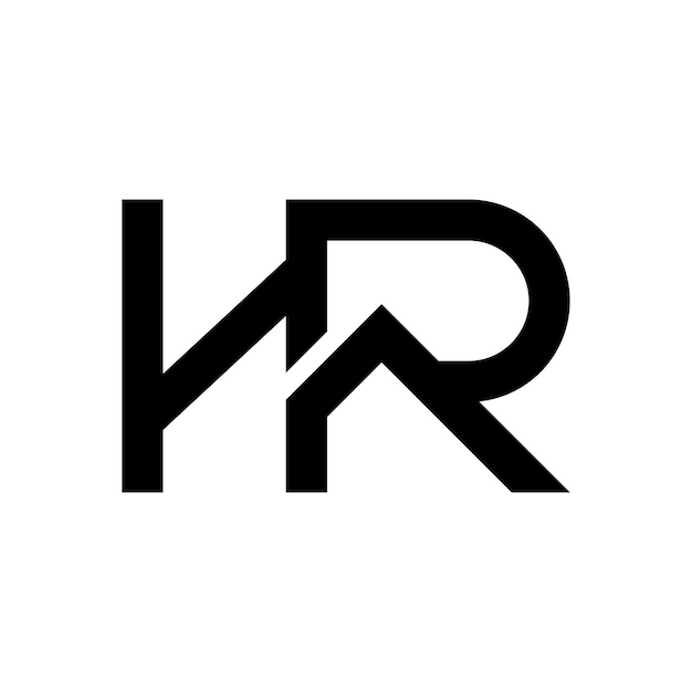 Diseño creativo del logotipo de HR