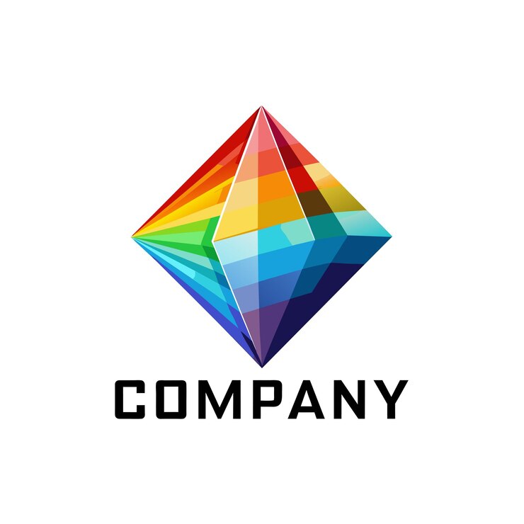 Vector diseño creativo de logotipo para la ilustración vectorial de la compañía de tecnología