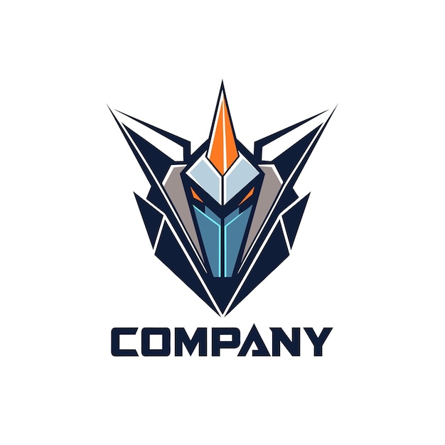 Diseño creativo de logotipo para la ilustración vectorial de la compañía de tecnología