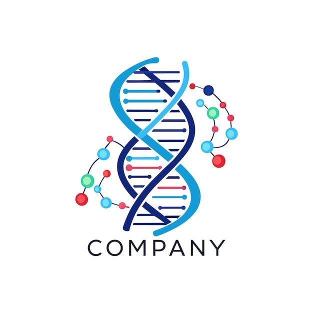 Diseño creativo de logotipo para la ilustración vectorial de la compañía de tecnología