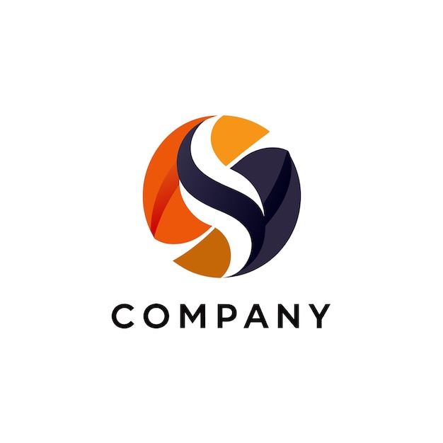 Diseño creativo de logotipo para la ilustración vectorial de la compañía de tecnología