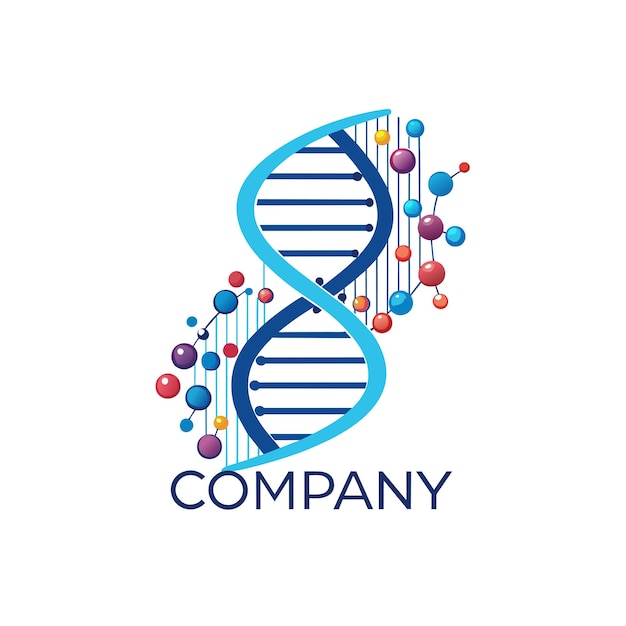 Diseño creativo de logotipo para la ilustración vectorial de la compañía de tecnología