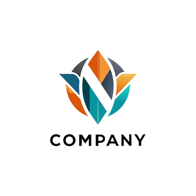 Diseño creativo de logotipo para la ilustración vectorial de la compañía de tecnología