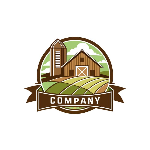 Diseño creativo del logotipo para la ilustración vectorial de la empresa inmobiliaria