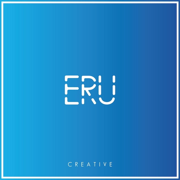 Diseño creativo del logotipo Ilustración vectorial del logotipo Mínimo monograma
