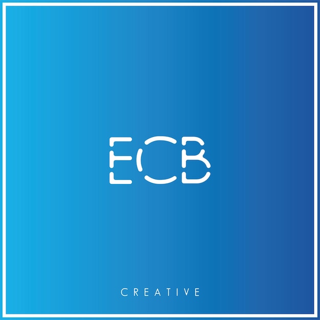 Diseño creativo del logotipo Ilustración vectorial del logotipo mínimo Monograma
