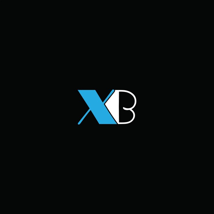 Vector diseño creativo del logotipo de la letra bx con gráfico vectorial bx logotipo simple y moderno