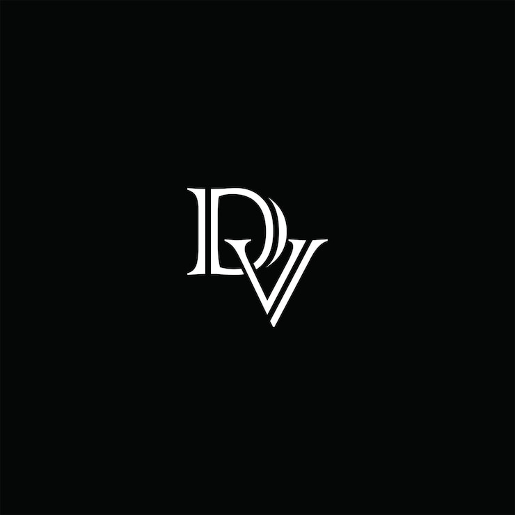 Vector diseño creativo del logotipo de la letra d con gráfico vectorial vd logotipo simple y moderno