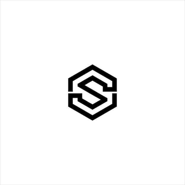 Diseño creativo del logotipo de la letra S