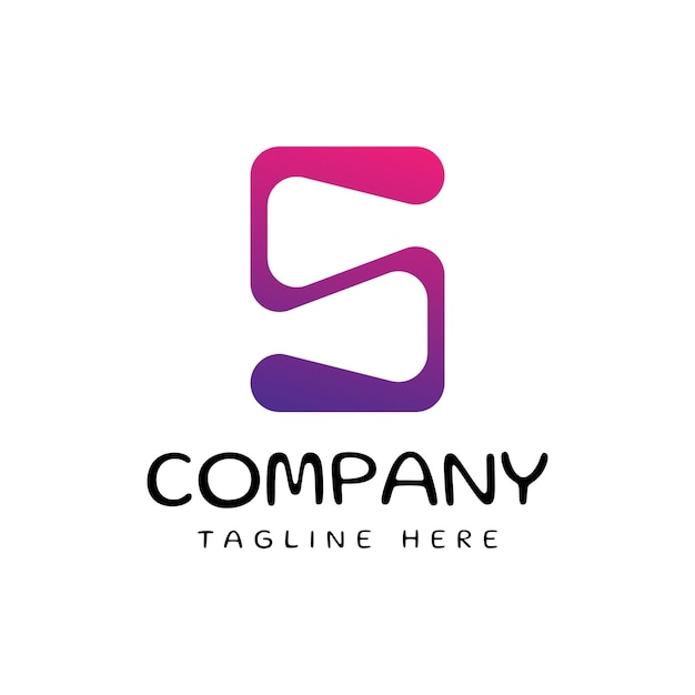 diseño creativo del logotipo de la letra S