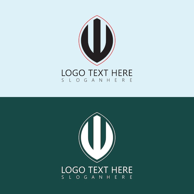Diseño creativo del logotipo de la letra W