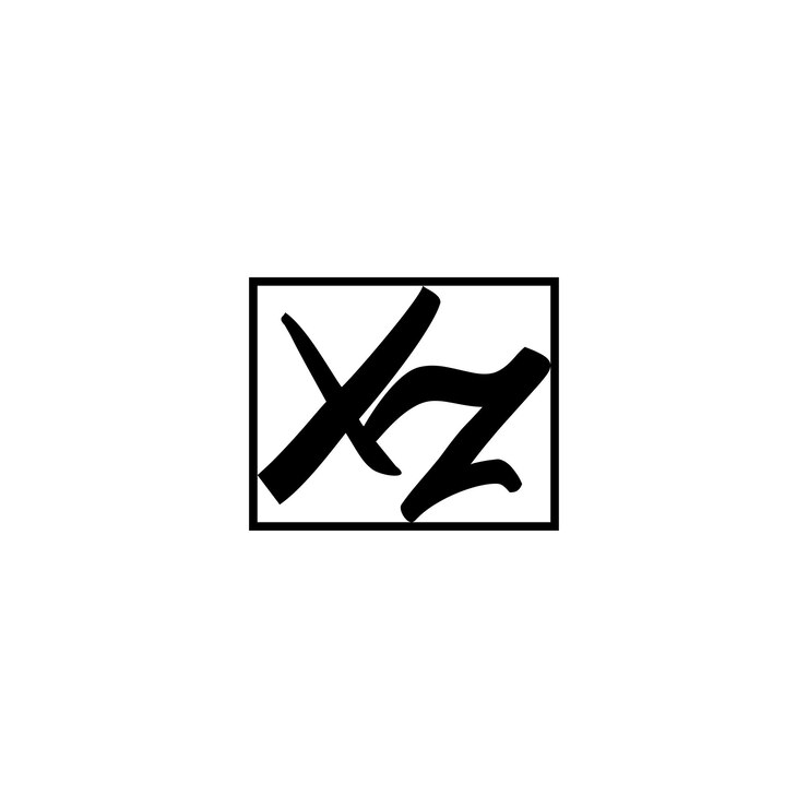 Vector diseño creativo del logotipo de letra xz con gráfico vectorial xz logotipo simple y moderno
