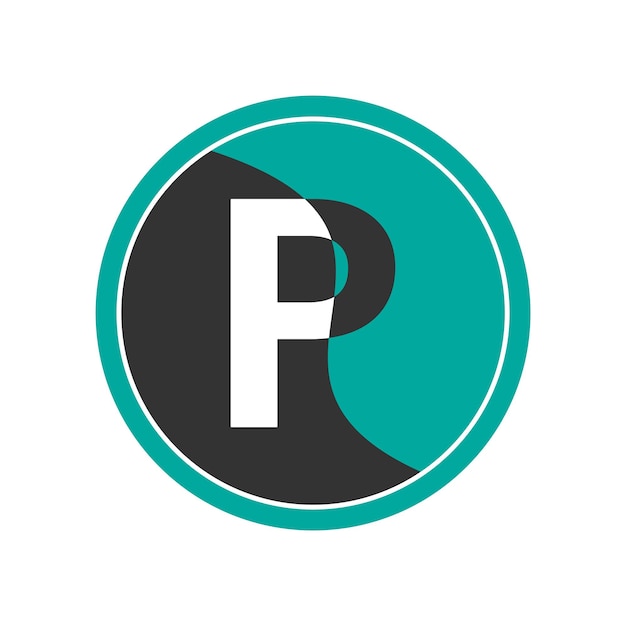 Diseño creativo del logotipo P Letras P vectores del logotipo Simple P logotipo mejor P icono regalías descarga gratuita