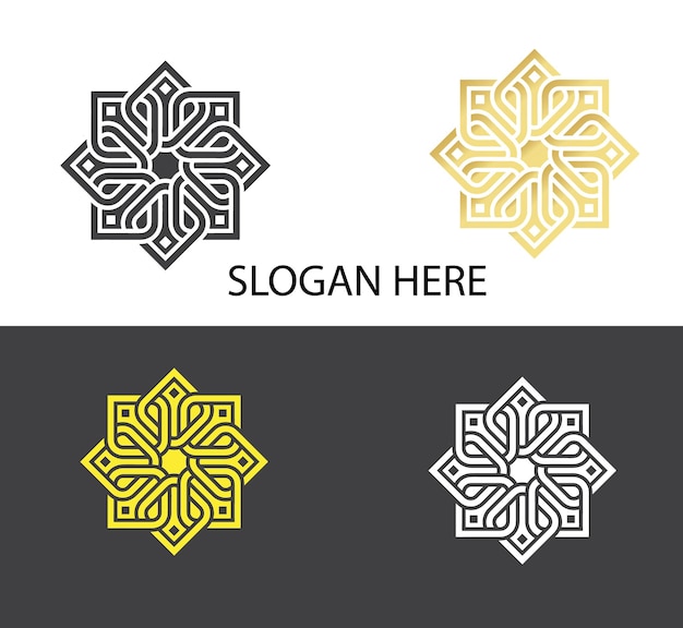 Diseño creativo de logotipo plantilla moderna y sencilla y limpia
