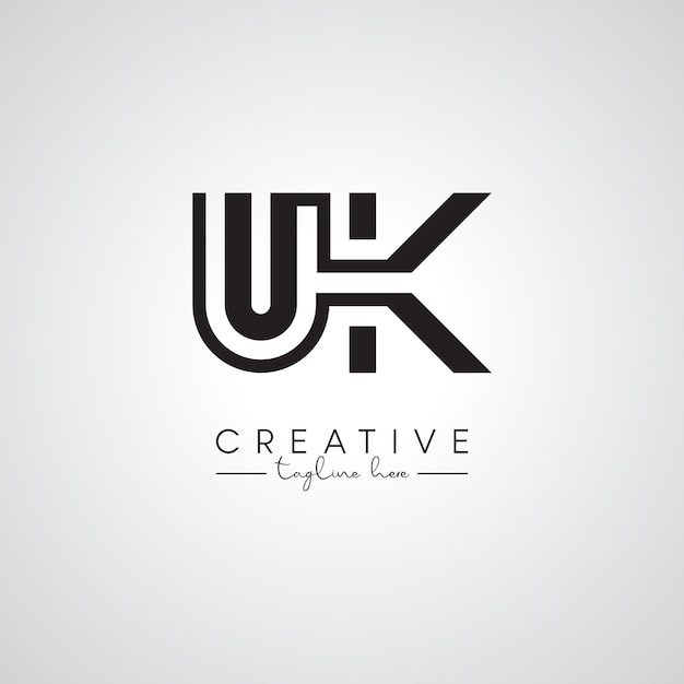 Diseño creativo de logotipo del Reino Unido