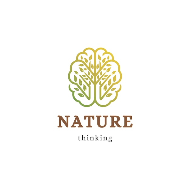 Diseño creativo de logotipos para marcas inspiradas en la naturaleza que promueven el pensamiento ecológico