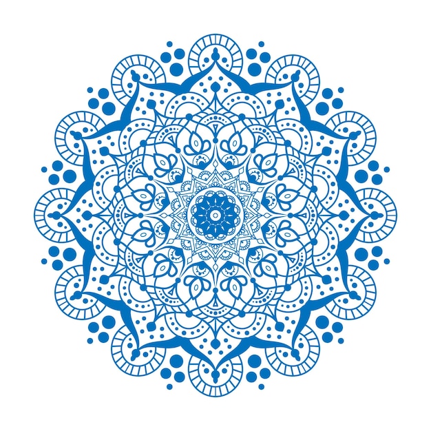 Diseño creativo de Mandal mejor vector de color