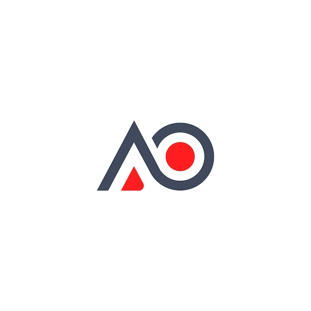 Diseño creativo moderno del logotipo AB Logotipo BA basado en el icono vectorial inicial Pro Vector
