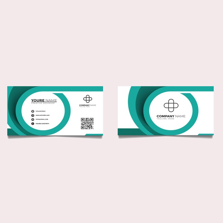 Diseño creativo moderno de tarjetas de identificación y targetas de visita