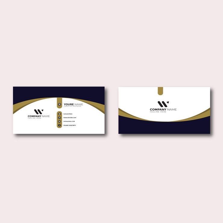 Diseño creativo moderno de tarjetas de identificación y targetas de visita