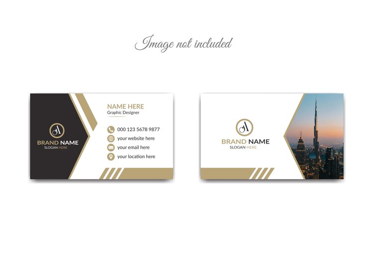 Diseño creativo y moderno de tarjetas de visita