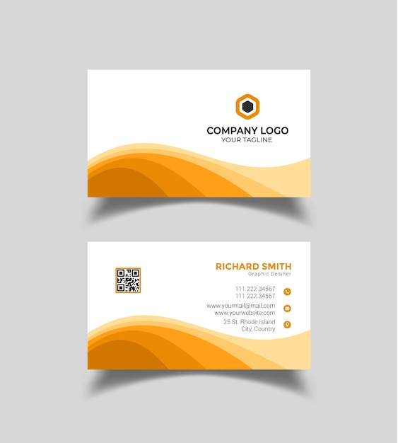 Diseño creativo y moderno de tarjetas de visita