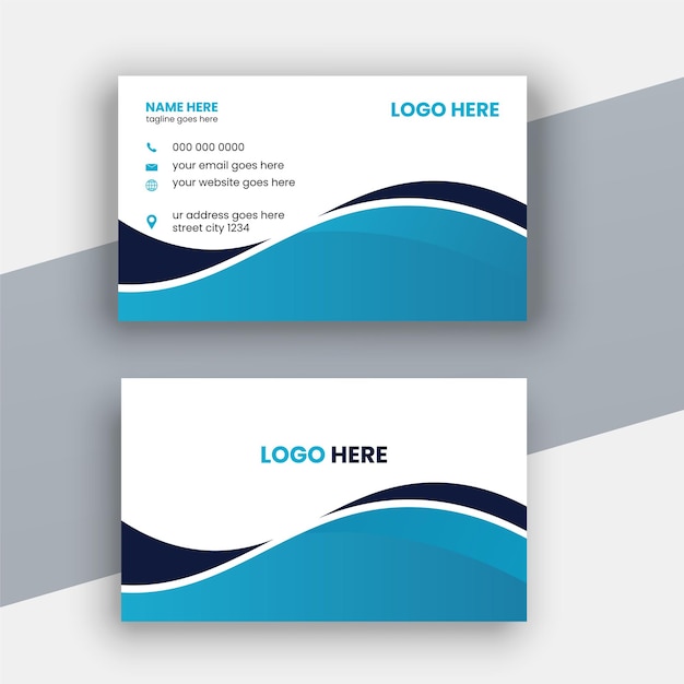 Diseño creativo, moderno y único de tarjetas de visita