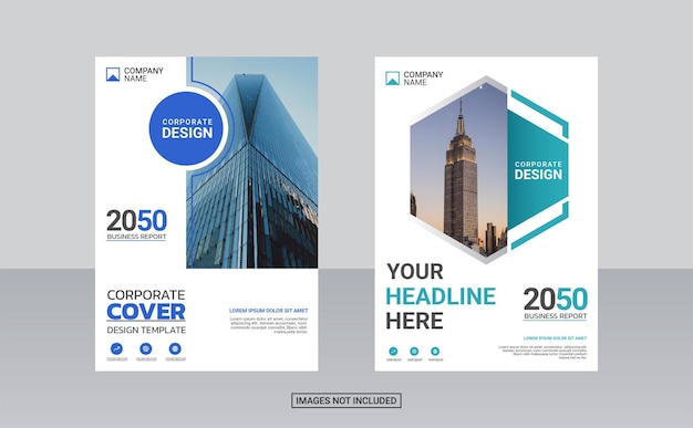 diseño creativo de portada de libro corporativo