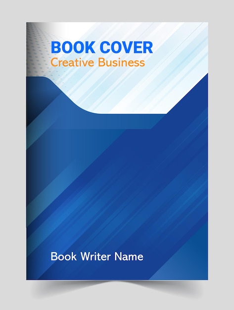 Diseño creativo de la portada del libro de negocios y plantilla de diseño del informe anual