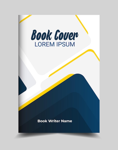 Diseño creativo de portadas de libros vectoriales modernos y plantilla de diseño de folleto o folleto de la empresa informe anual