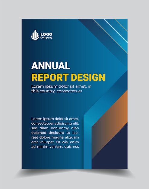 Diseño creativo de portadas de libros vectoriales modernos y plantilla de diseño de folletos de empresas e informes anuales