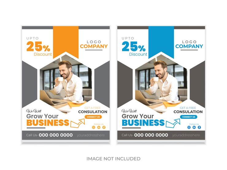 diseño creativo de portadas de negocios de Facebook