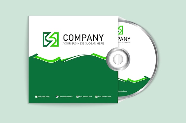 Vector diseño creativo profesional de portadas de cd y etiquetas para su negocio