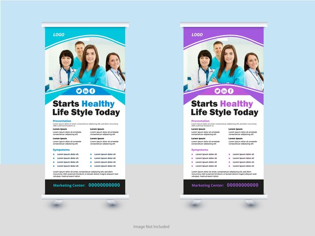 Diseño creativo de rollos médicos