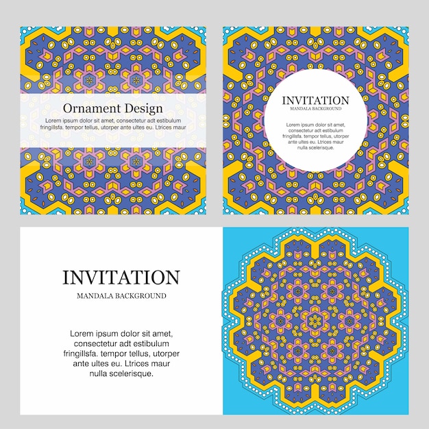 Diseño creativo de tarjeta de invitación