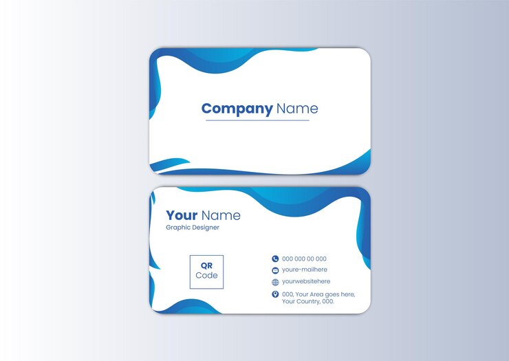 Diseño creativo de la tarjeta de visita del vector