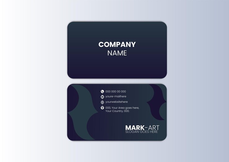 Diseño creativo de la tarjeta de visita del vector
