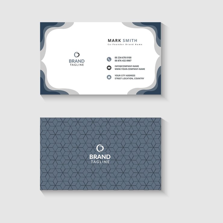 Diseño creativo de tarjetas de visita