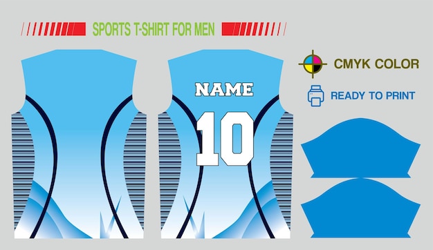 Diseño de cricket de fútbol de Nueva Jersey para el archivo de impresión CMYK