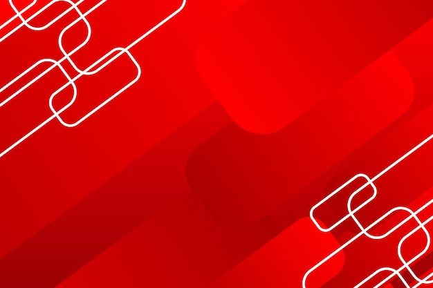 Diseño cuadrado rojo de fondo abstracto con gradientes coloridos