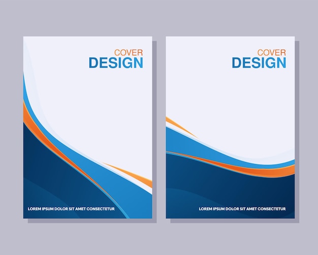 Diseño de la cubierta abstracta de onda mínima
