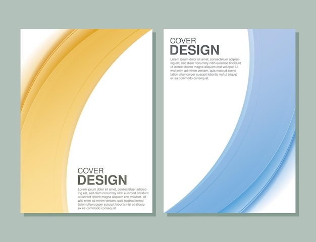 Diseño de la cubierta abstracta de onda mínima