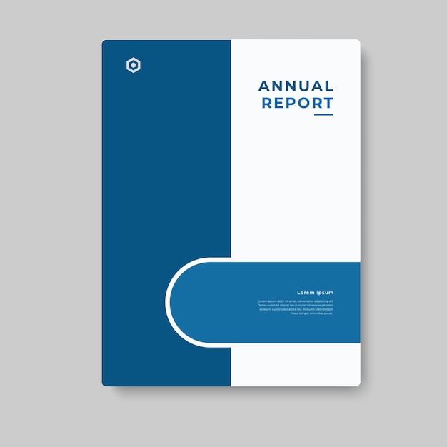diseño de la cubierta de la empresa del modelo de informe anual