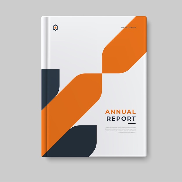 diseño de la cubierta de la empresa del modelo de informe anual