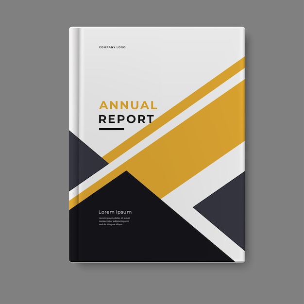 diseño de la cubierta de la empresa del modelo de informe anual