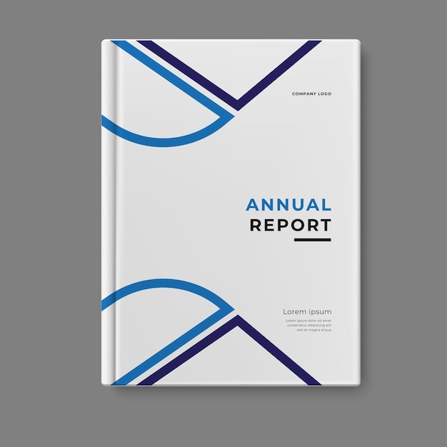 diseño de la cubierta de la empresa del modelo de informe anual