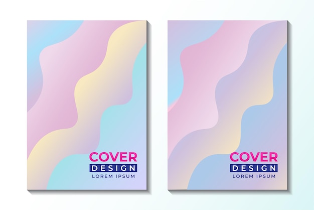 Diseño de cubiertas mínimas Gradientes de semitonos coloridos Patrones geométricos futuros muy adecuados para su proyecto de trabajo Vector Eps10