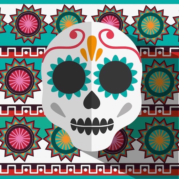 Vector diseño de la cultura mexicana