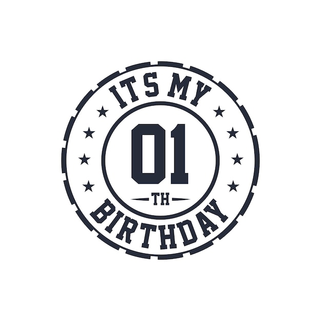 Diseño de cumpleaños de un año Es mi primer cumpleaños