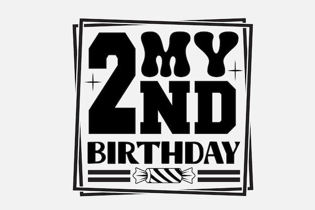 diseño de cumpleaños svg